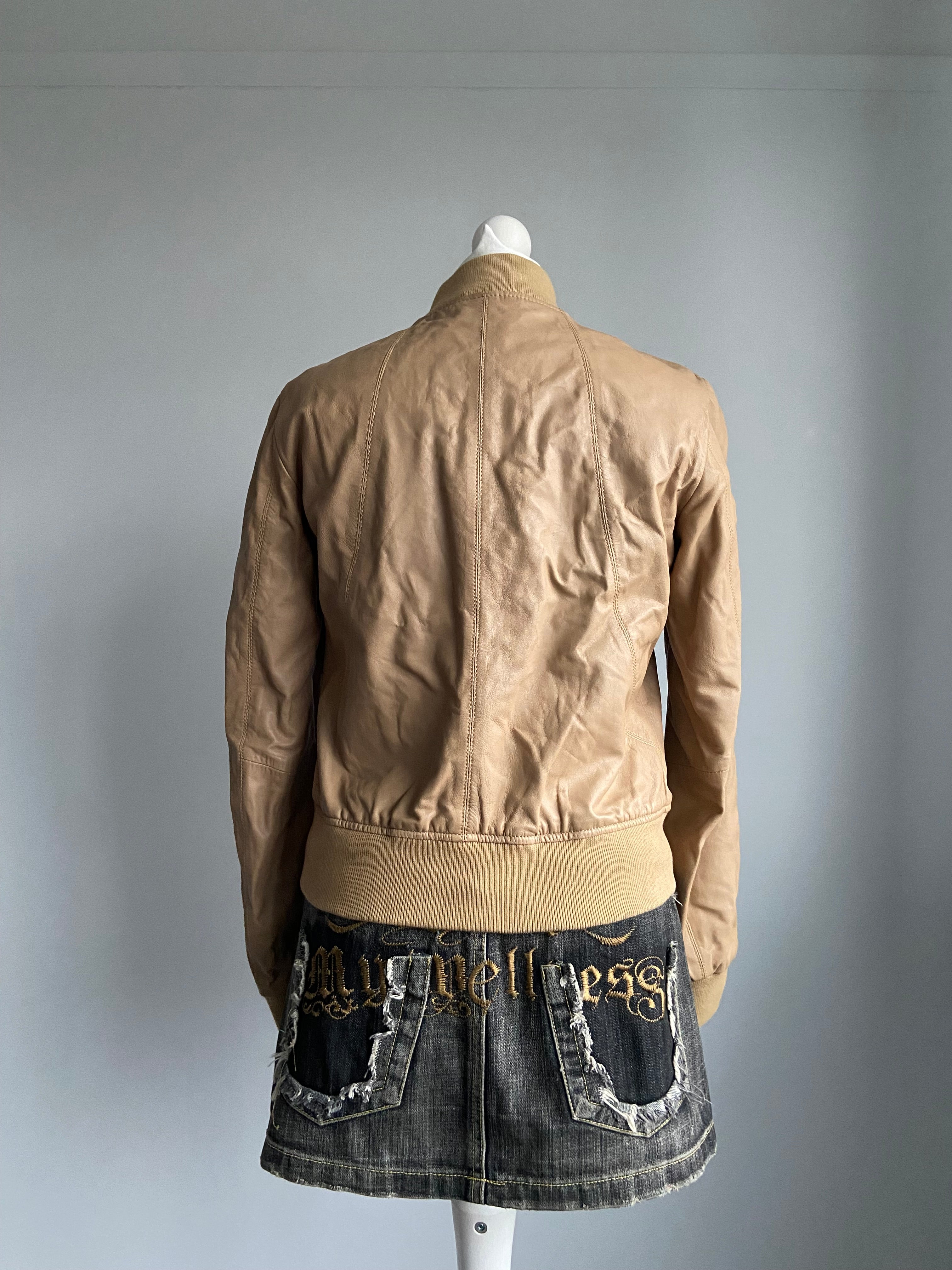 Vintage Leather Jacket - Size S - Funky Cat