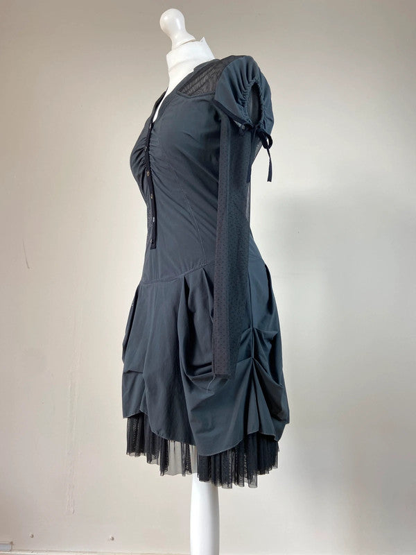 French Archival Button Up Dress - Size S/M