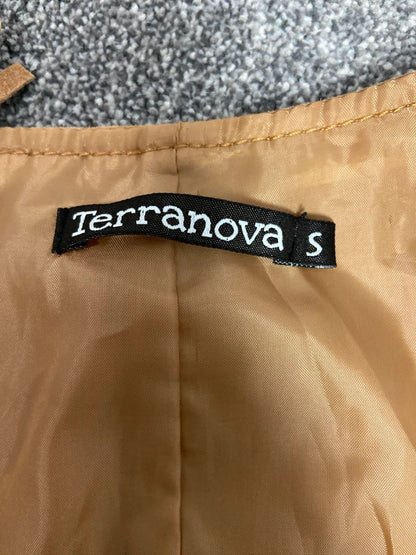 Vintage 00s Suede Fringe Waistcoat- Size S