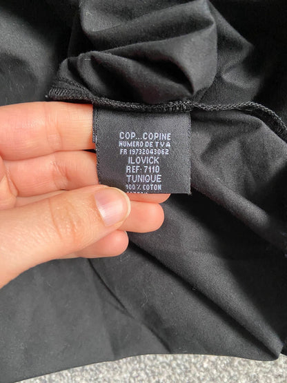 Cop Copine Graphic Print Asymmetric Top - Size XS/S - Funky Cat