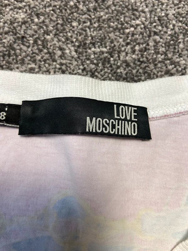 Vintage Moschino Baby Tee - Size S - Funky Cat