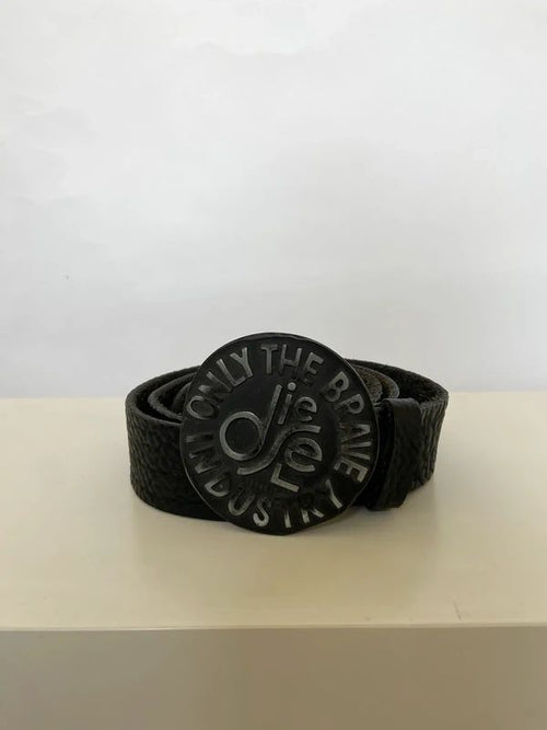 Vintage Diesel Leather Belt - Funky Cat