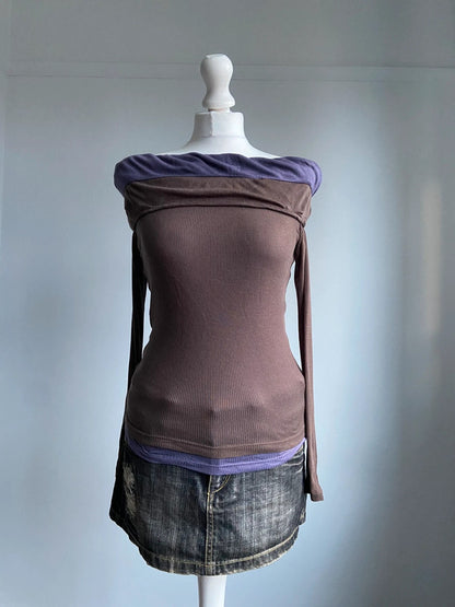 Cop Copine Off the Shoulder Top - Size S