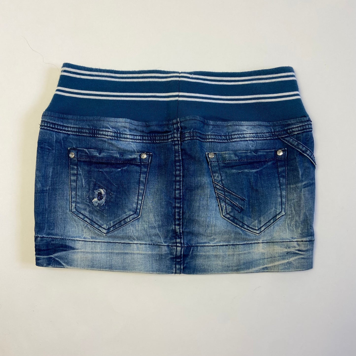 00s Denim Mini Skirt - Size XS