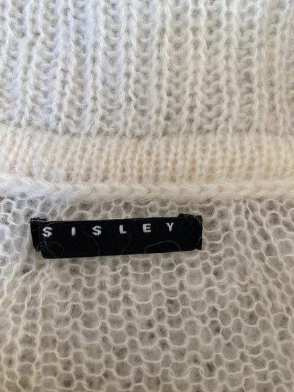 Vintage 00s Off The Shoulder Knit Jumper - Size S