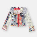 Save The Queen Zip Up Shirt - Size M - Funky Cat
