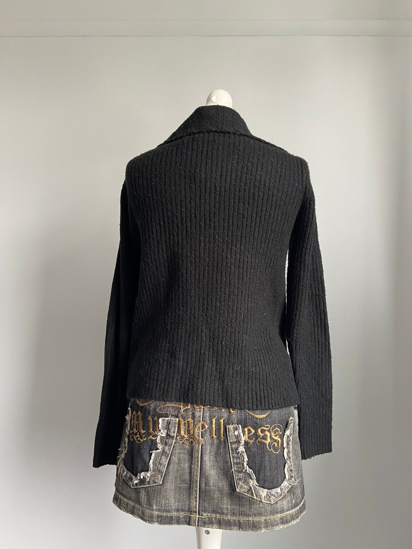 Vintage 00s Knit Bolero - Size M - Funky Cat