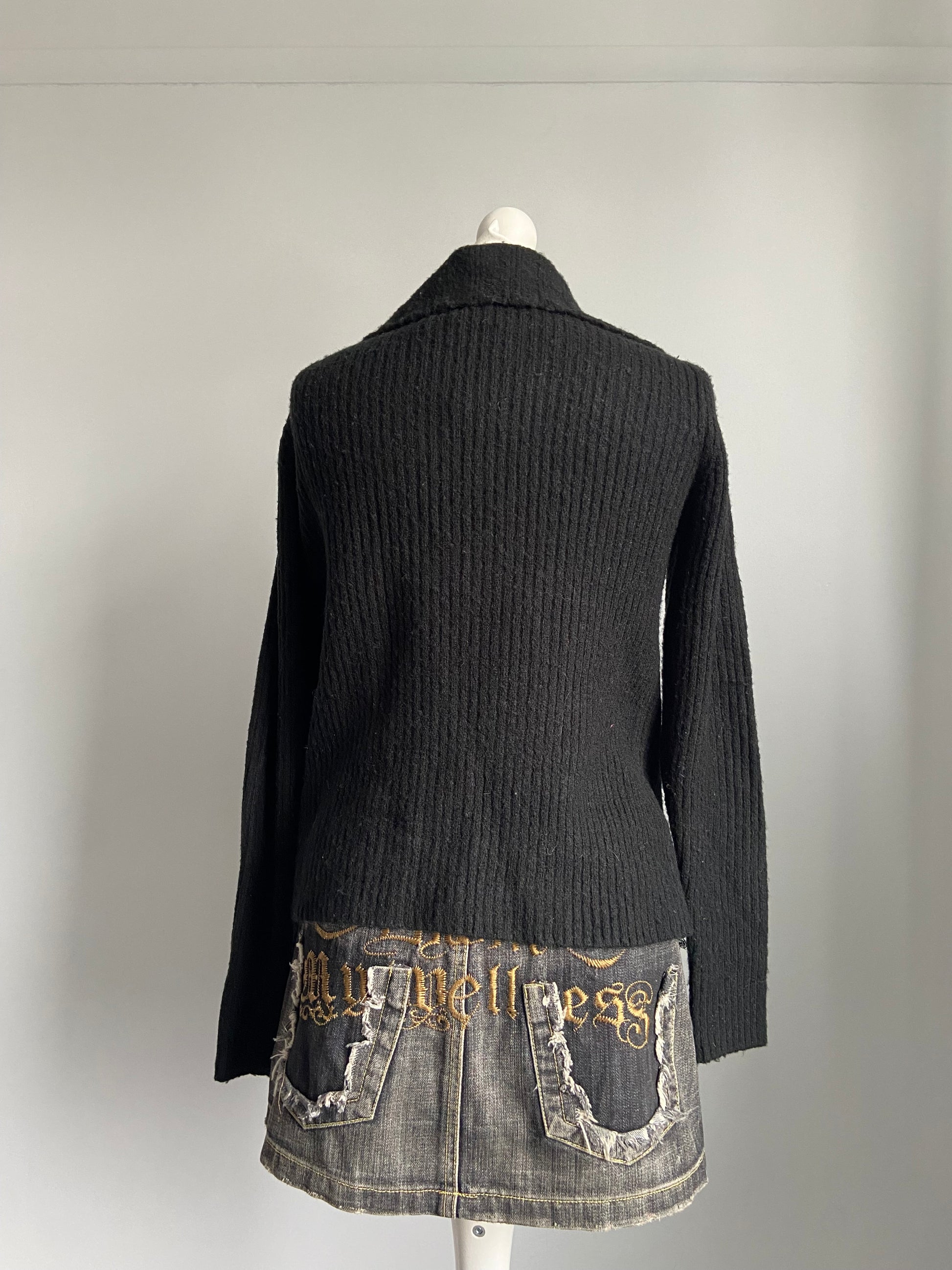 Vintage 00s Knit Bolero - Size M - Funky Cat