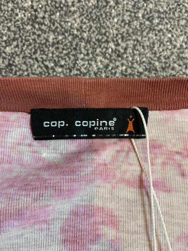 Cop Copine Graphic Print Top - Size S - Funky Cat