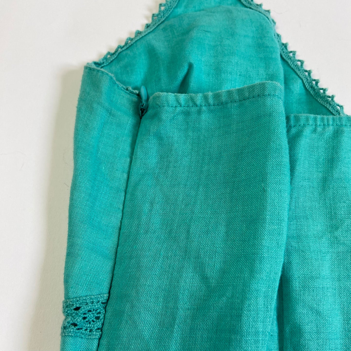 00s Turquoise Halterneck Top - Size S