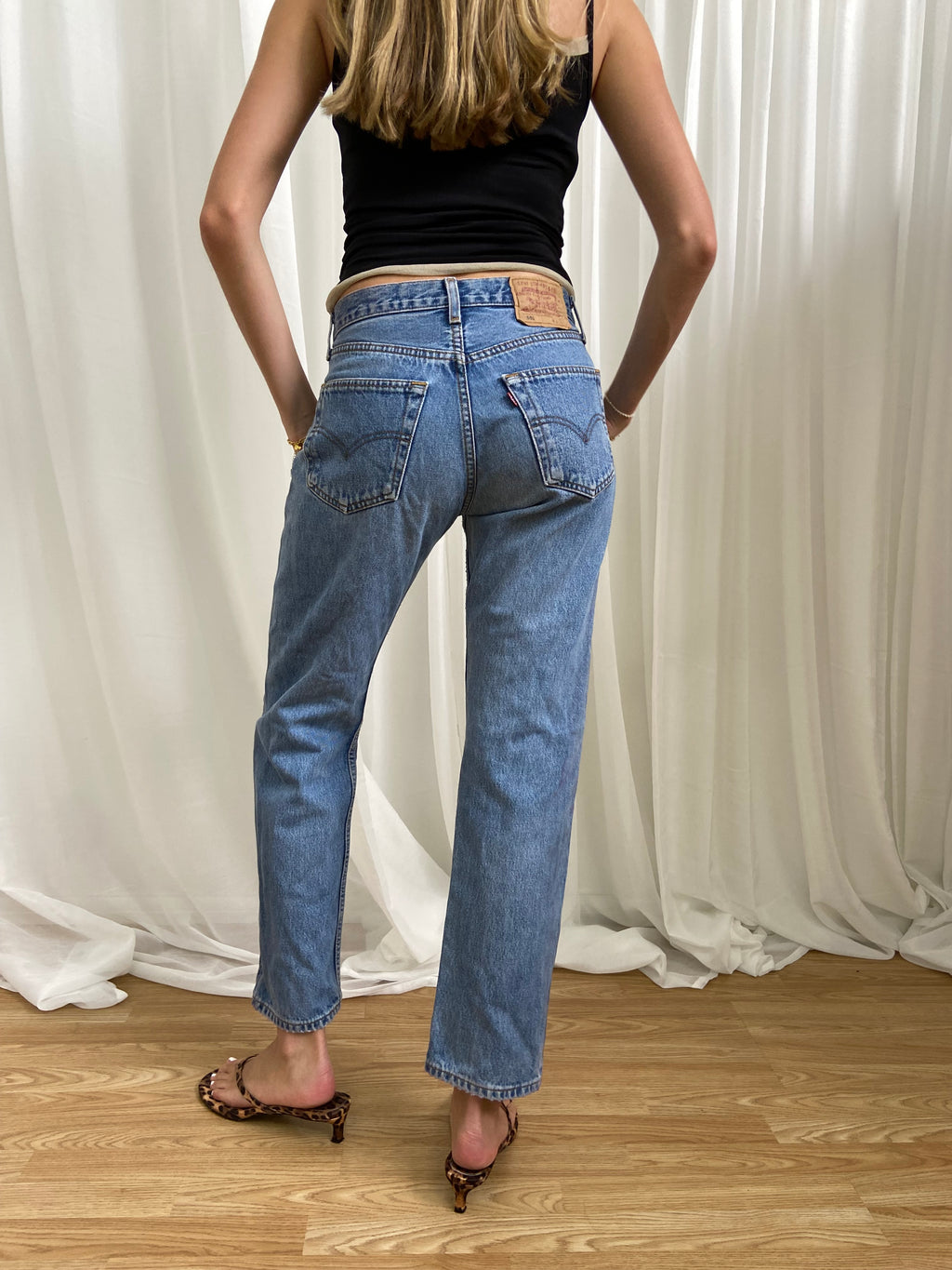 Vintage 90s Levi’s Jeans 901 - Size 8/10 - Funky Cat