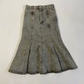 00s Fishtail Denim Skirt - Size 6/8 - Funky Cat