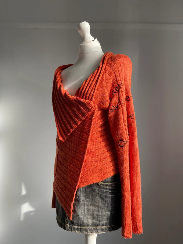 Cop Copine Wrap Jumper - Size S/M - Funky Cat