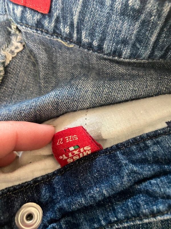 Miss Sixty Low Rise Cargo Jeans - Size 8-10