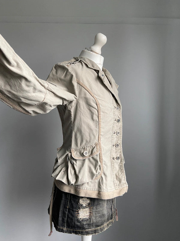 Marithé Francois Girbaud Utility Jacket - Size S - Funky Cat