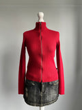 D&G Zip Up Jumper - Size S - Funky Cat