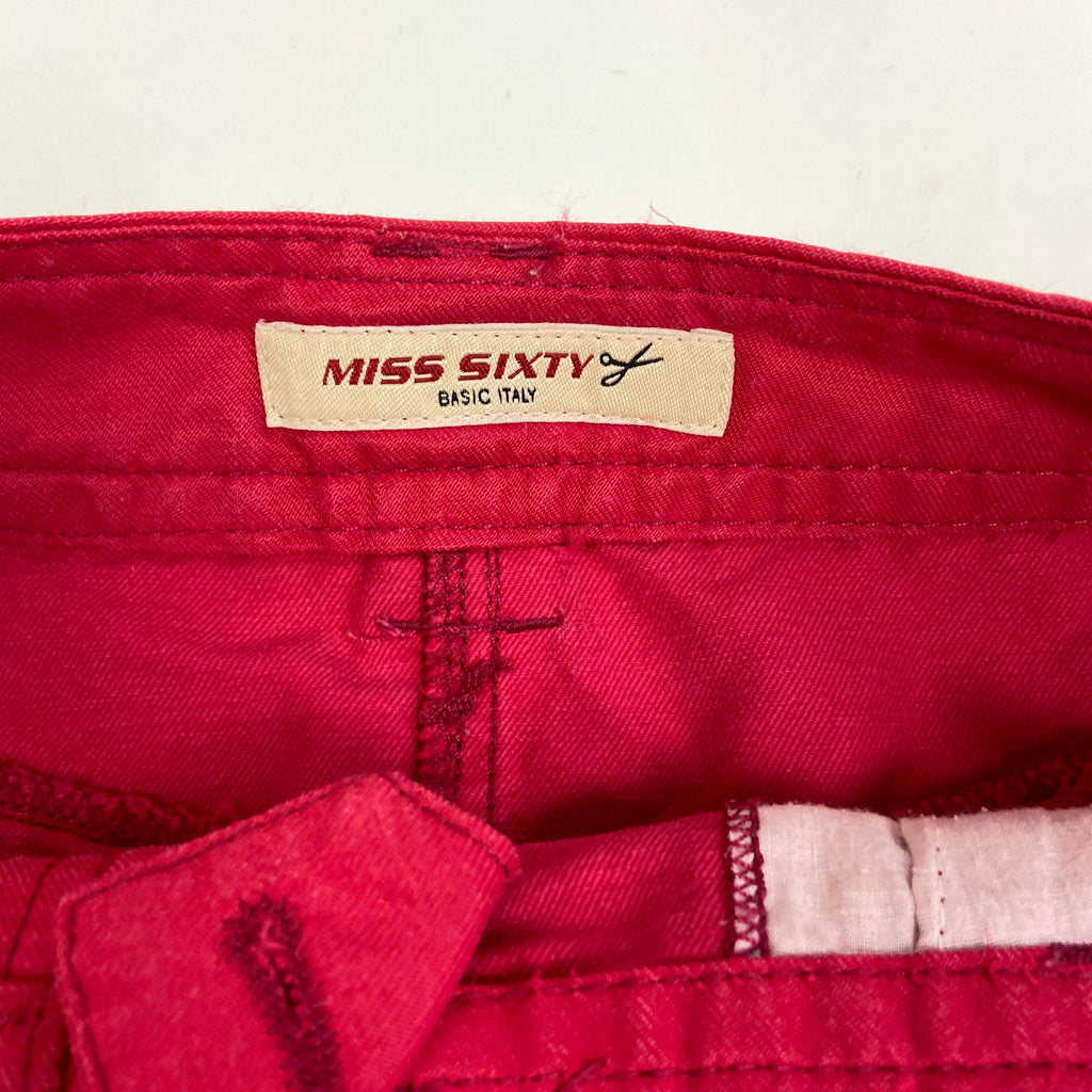 Miss Sixty Low Rise Mini Skirt - Size S - Funky Cat