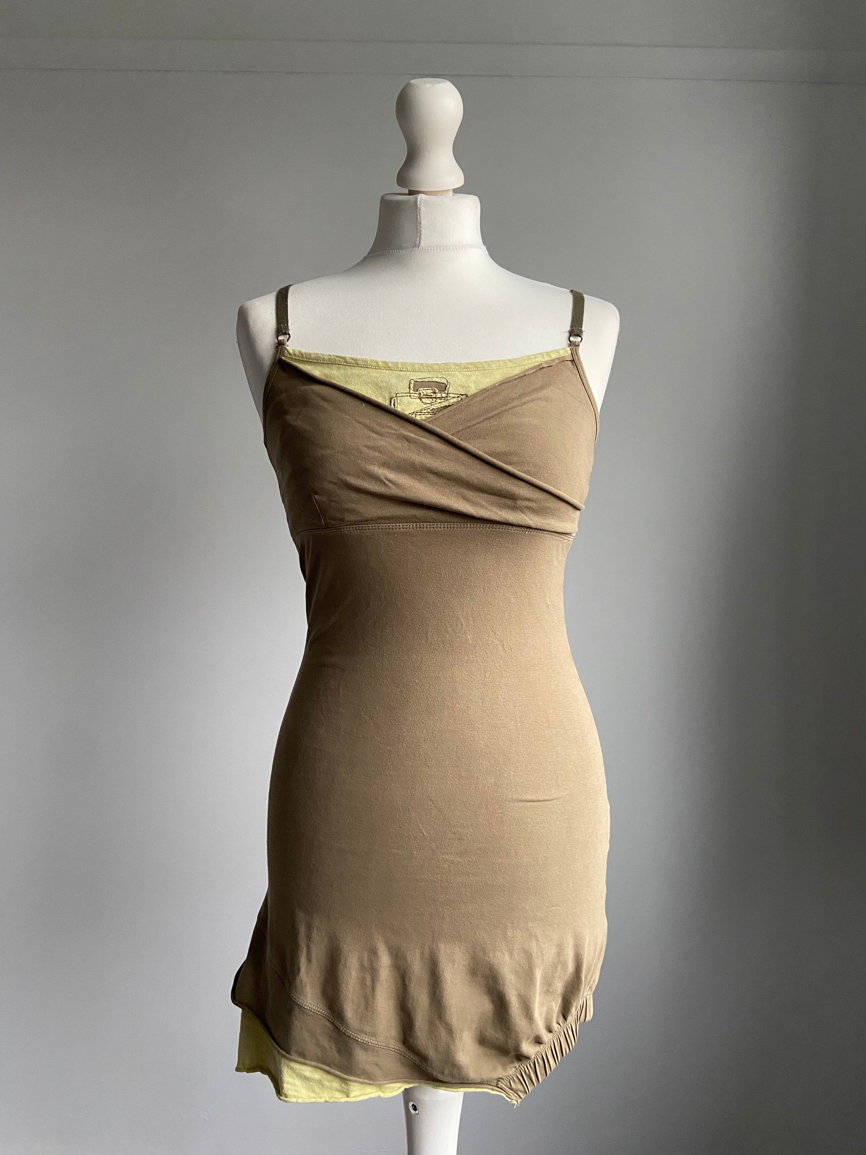 Cop copine Asymmetrical Mini Dress - Size XS - Funky Cat