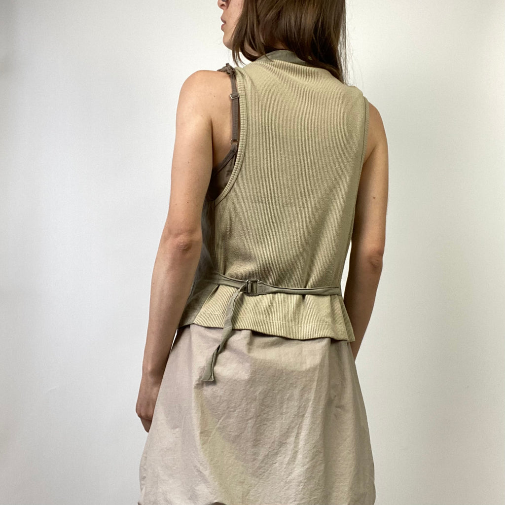 Cop Copine Button Up Waistcoat - Size S/M/L - Funky Cat