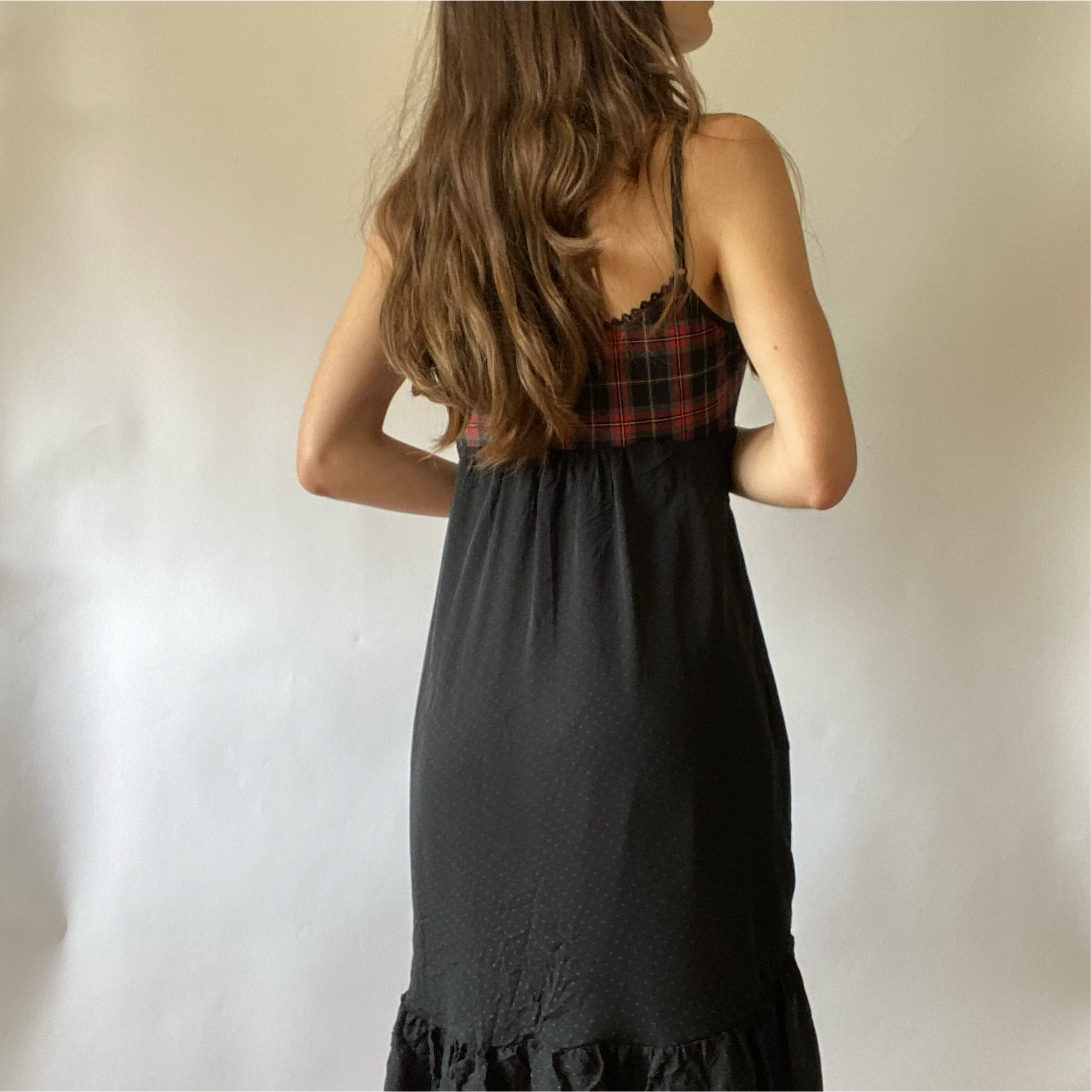 Cop Copine Asymmetric Lace Up Dress - Size L - Funky Cat