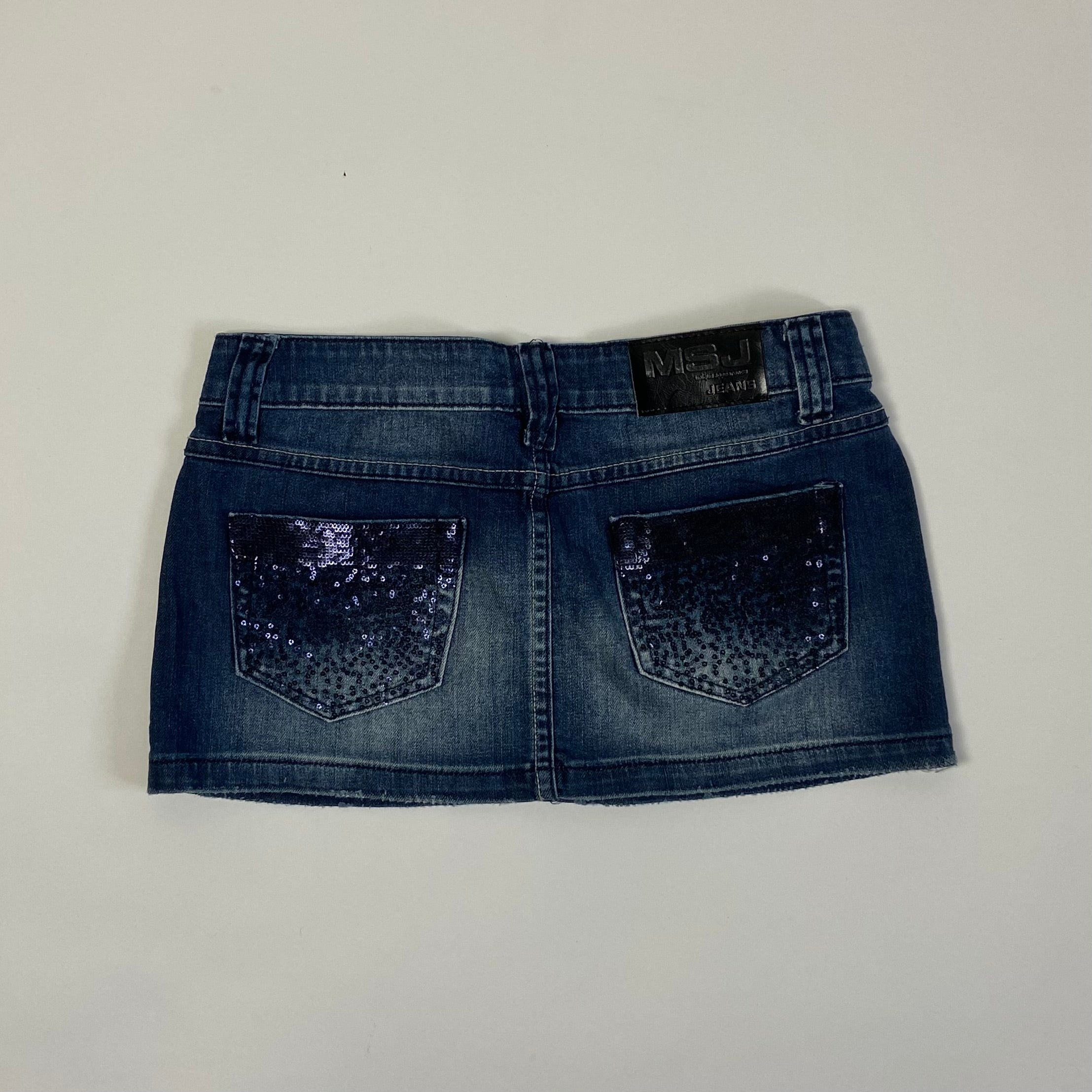 00s Low Rise Sequin Mini Skirt - Size 6/8 - Funky Cat