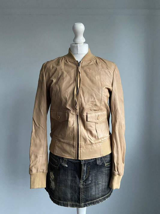 Vintage Leather Jacket - Size S - Funky Cat