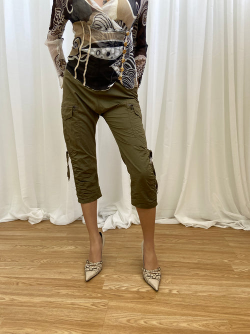 Cop Copine Capri Trousers - Size UK 6 - Funky Cat