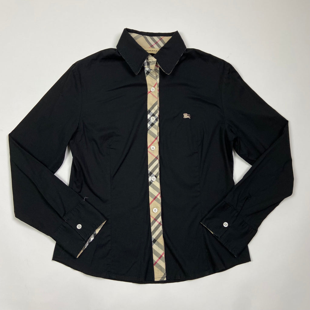 Burberry Long Sleeve Shirt - Size L - Funky Cat
