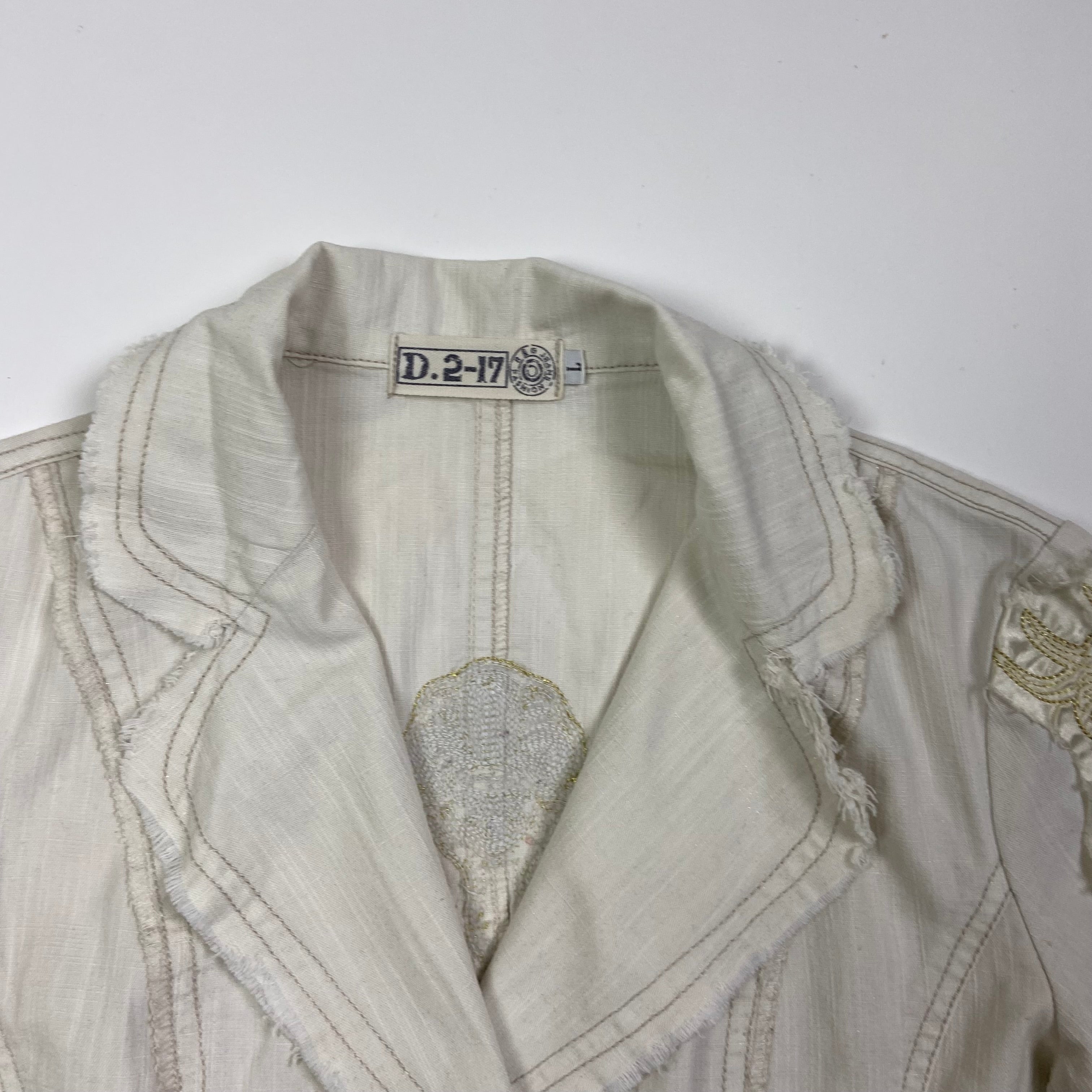 00s Embellished Blazer - Size L - Funky Cat