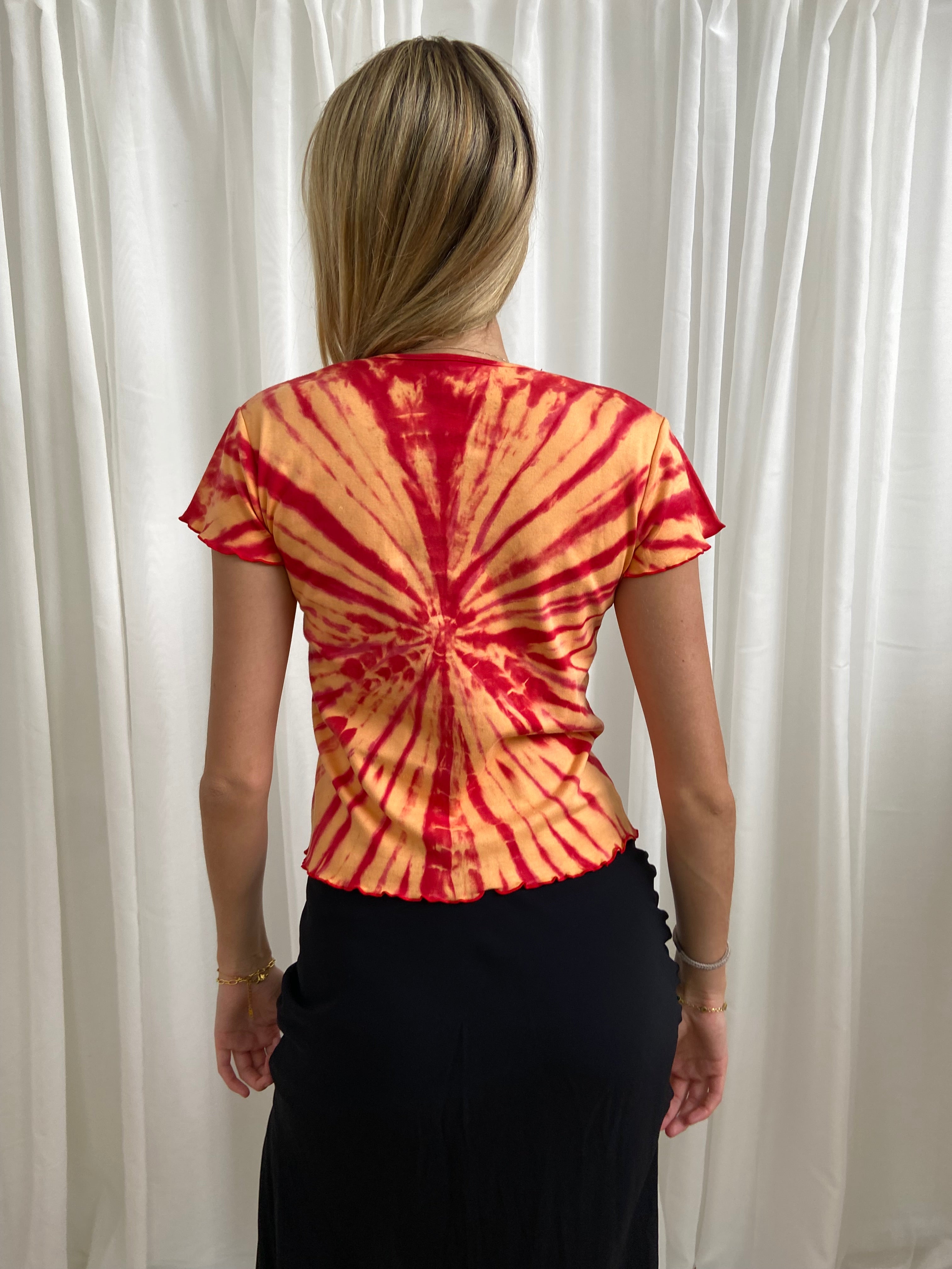 Vintage 00s Tie Dye T-Shirt - Size S