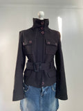 Vintage 00s Peacoat Jacket - Size S - Funky Cat