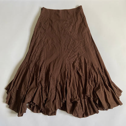 00s Embellished Asymmetrical Skirt - Size M