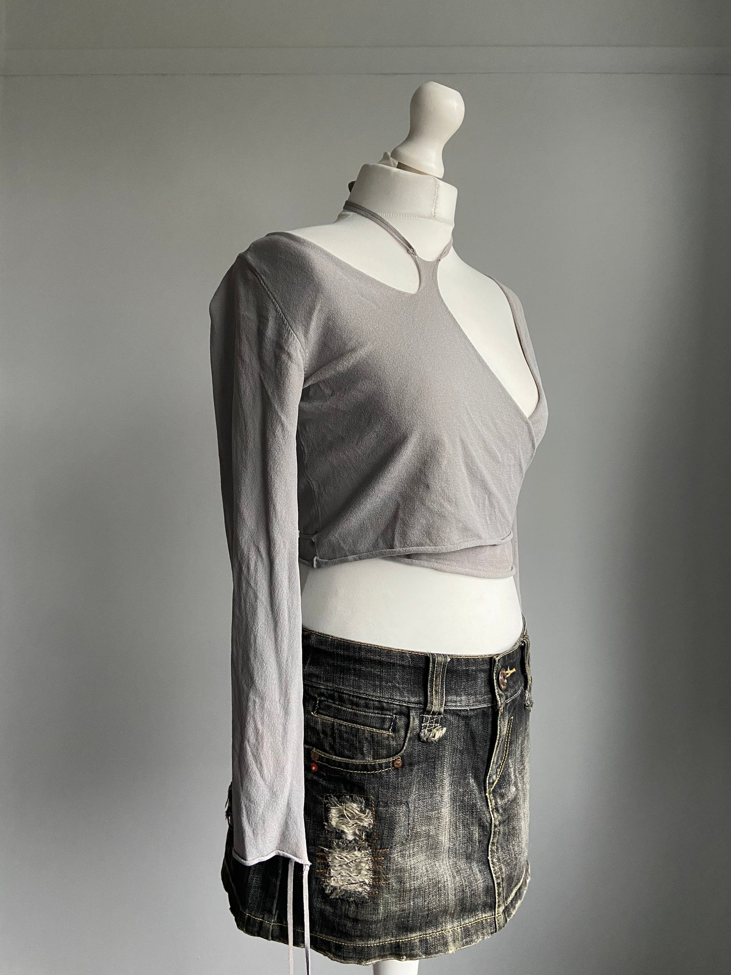 Sarah Pacini Avant Garde Wrap Top - One size