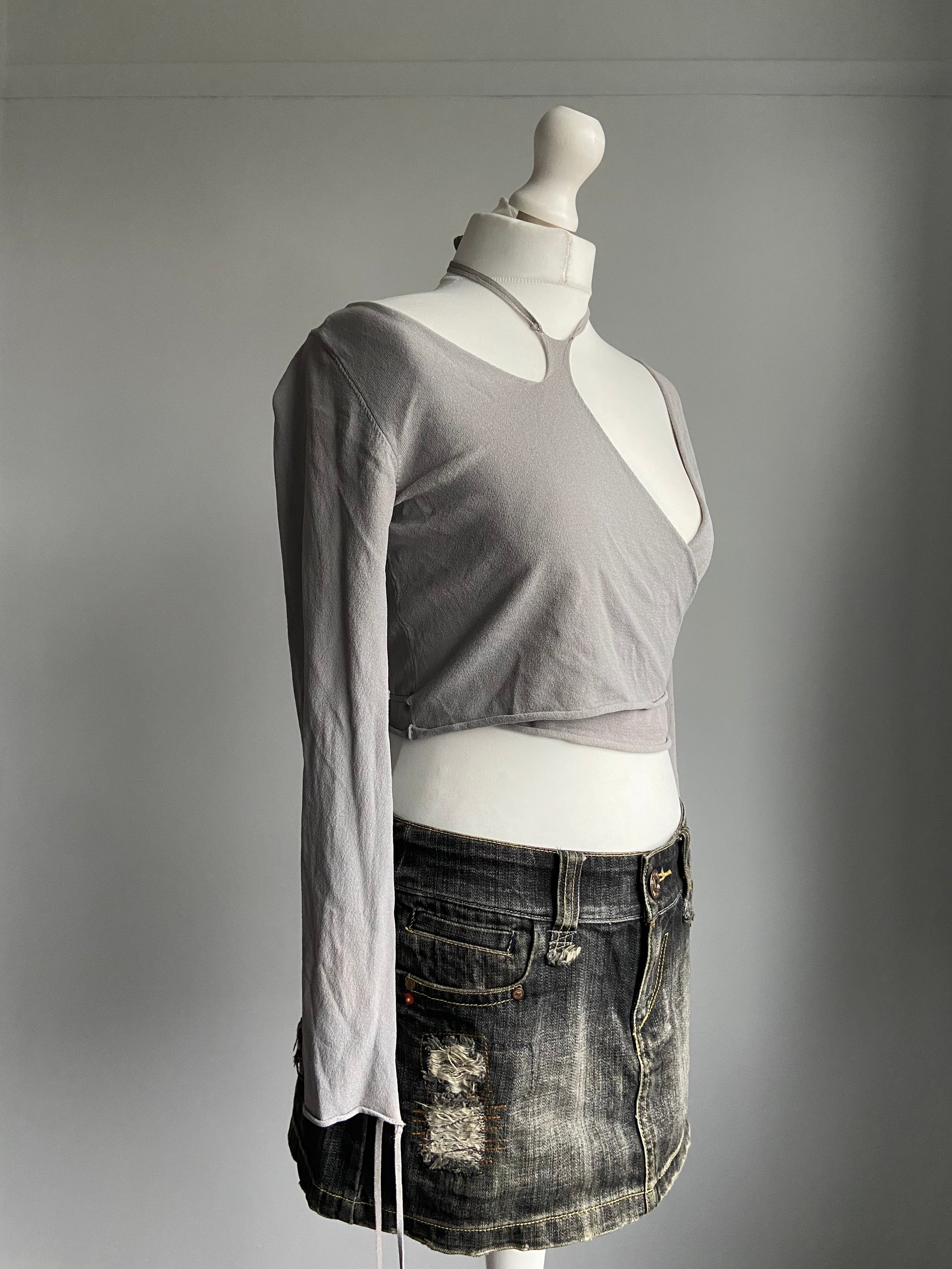 Sarah Pacini Avant Garde Wrap Top - One size - Funky Cat