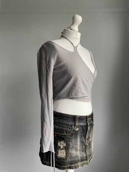 Sarah Pacini Avant Garde Wrap Top - One size