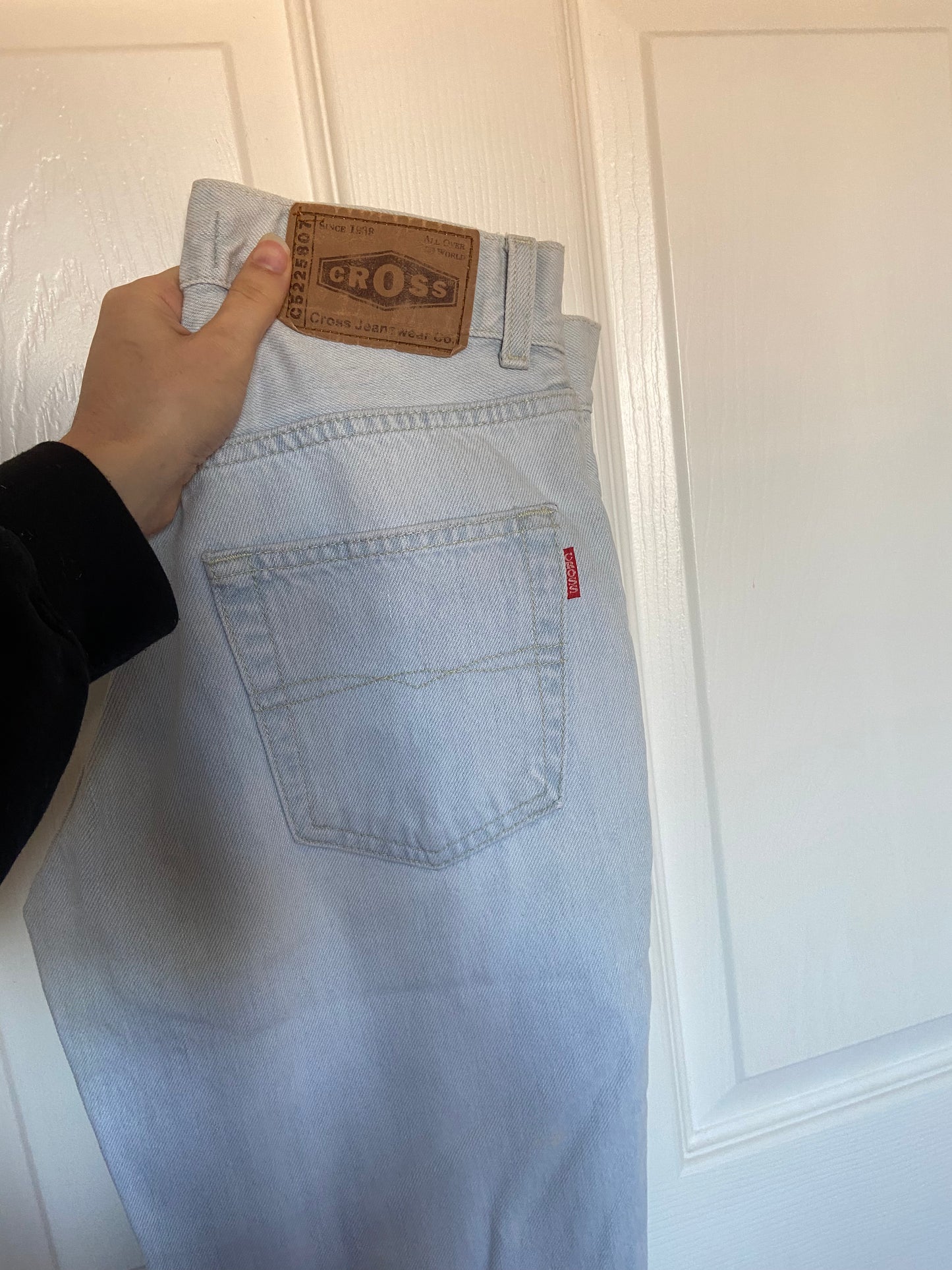 00s Flared Stonewashed Jeans - Size XS