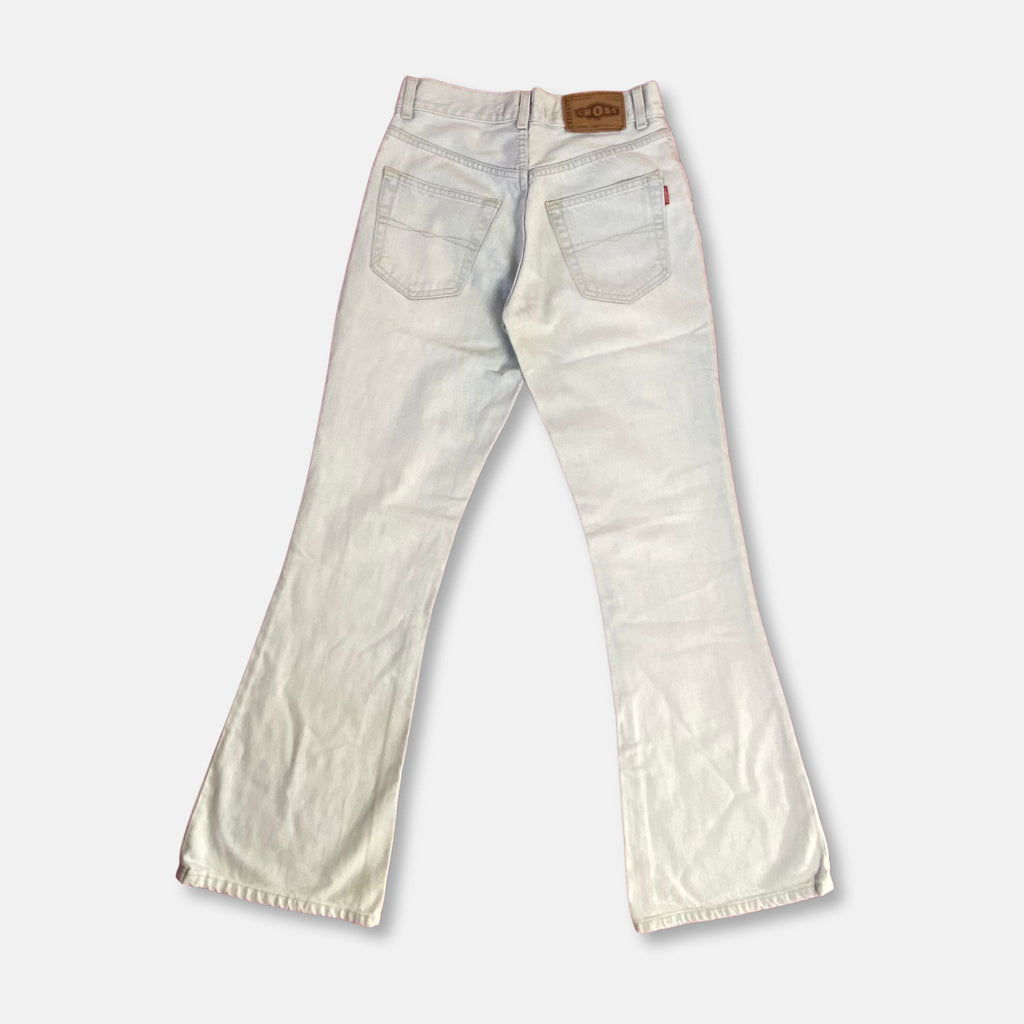 00s Flared Stonewashed Jeans - Size XS - Funky Cat
