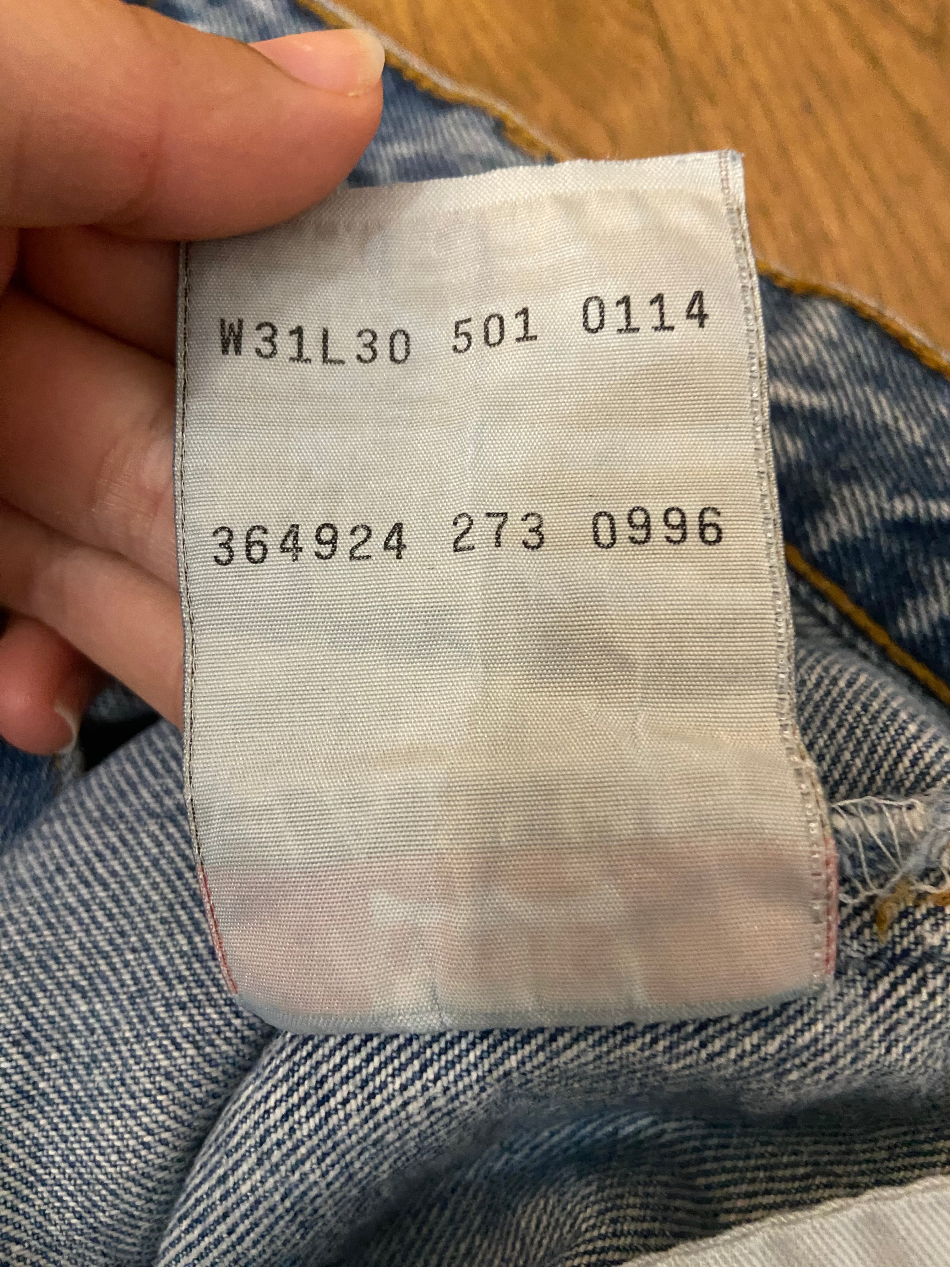 Vintage 90s Levi’s Jeans 501 - Size UK 8/10