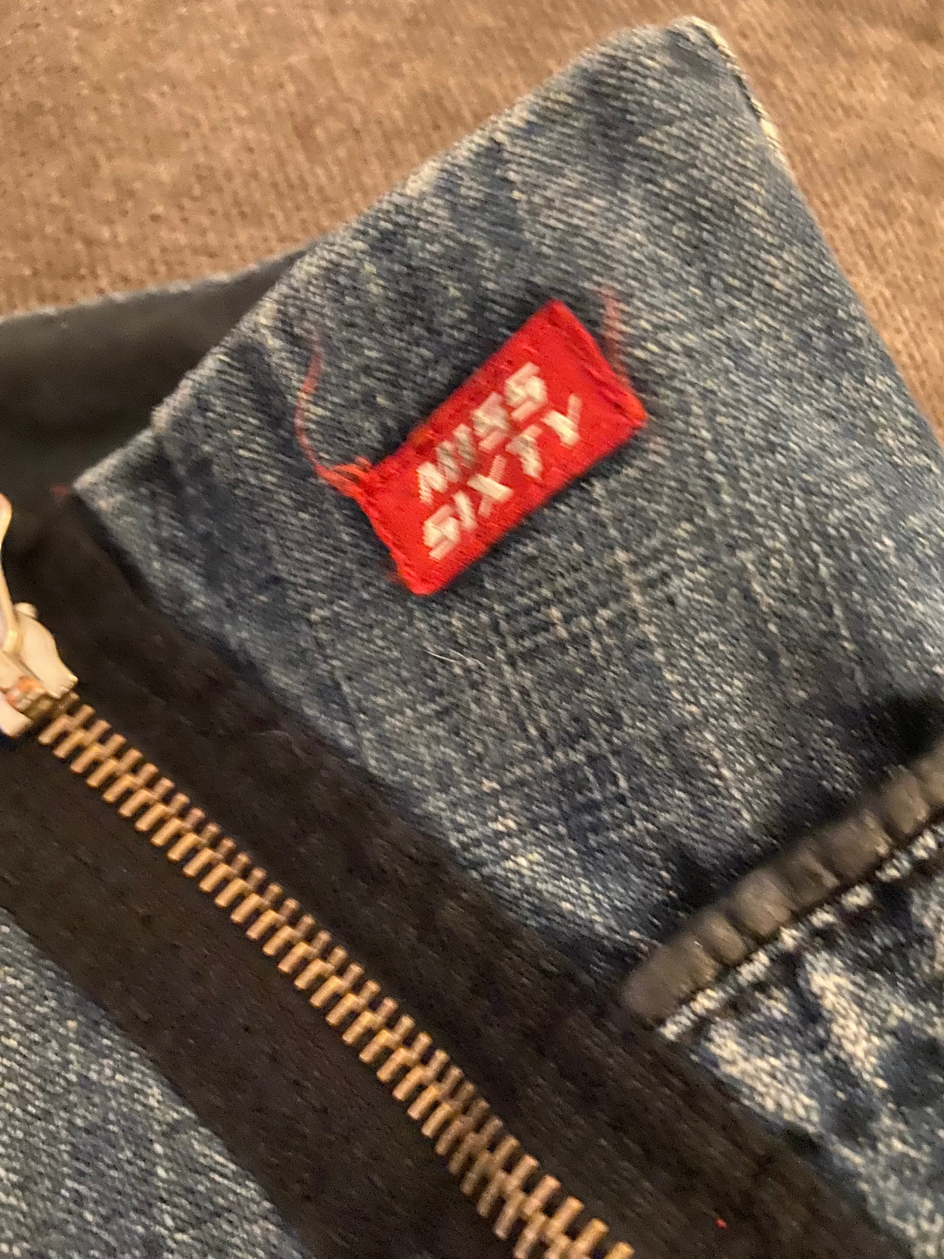 Miss Sixty Denim Mini Skirt - Size UK 8/10