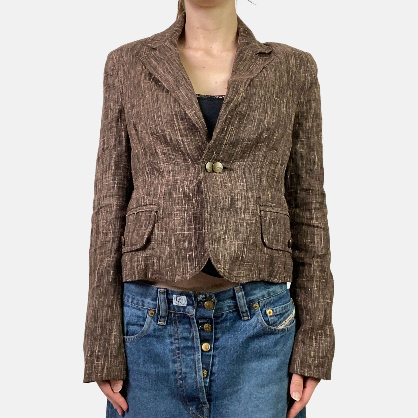 90s Vintage Italian Blazer - Size S - Funky Cat