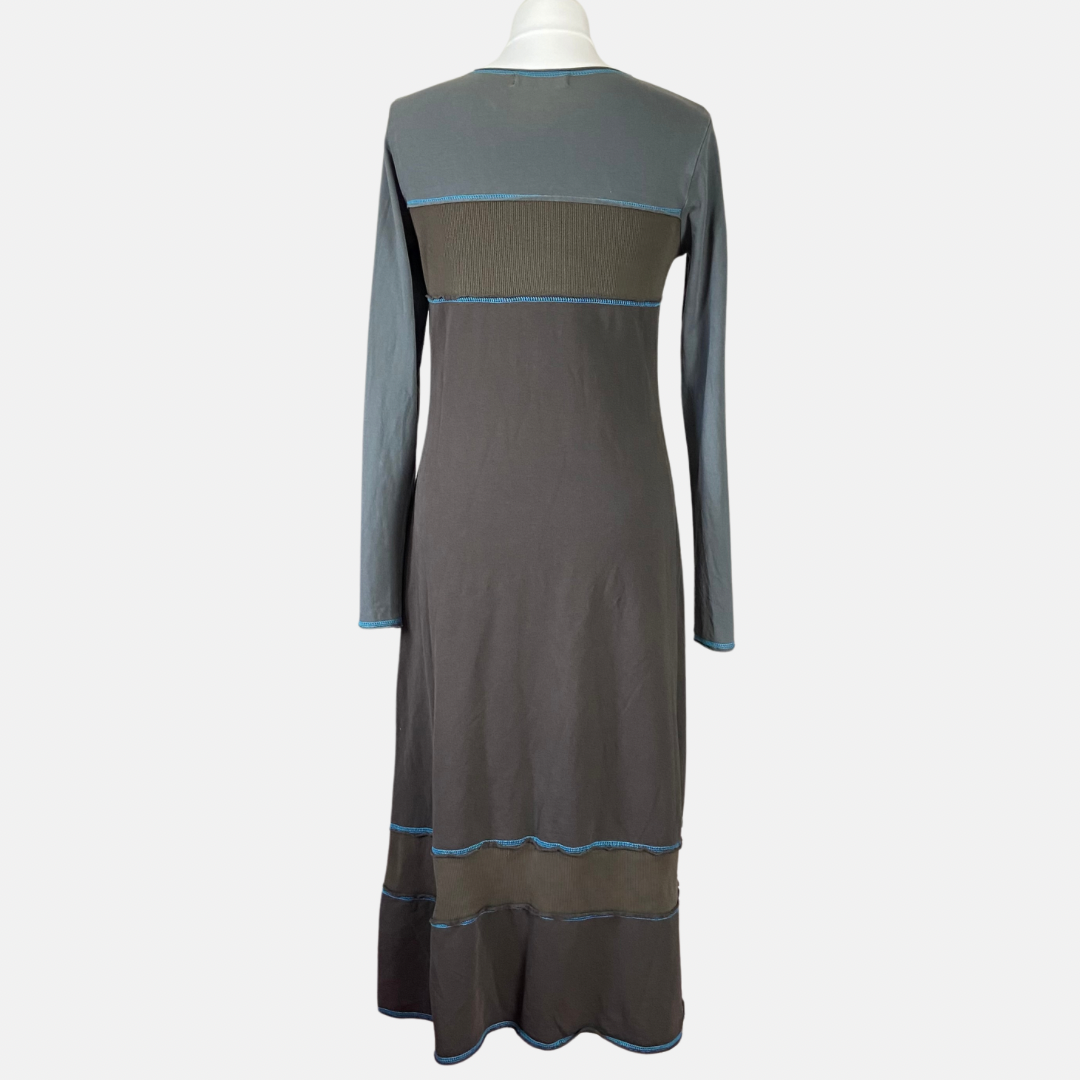 Cop Copine Graphic Long Sleeve Dress - Size L/XL - Funky Cat