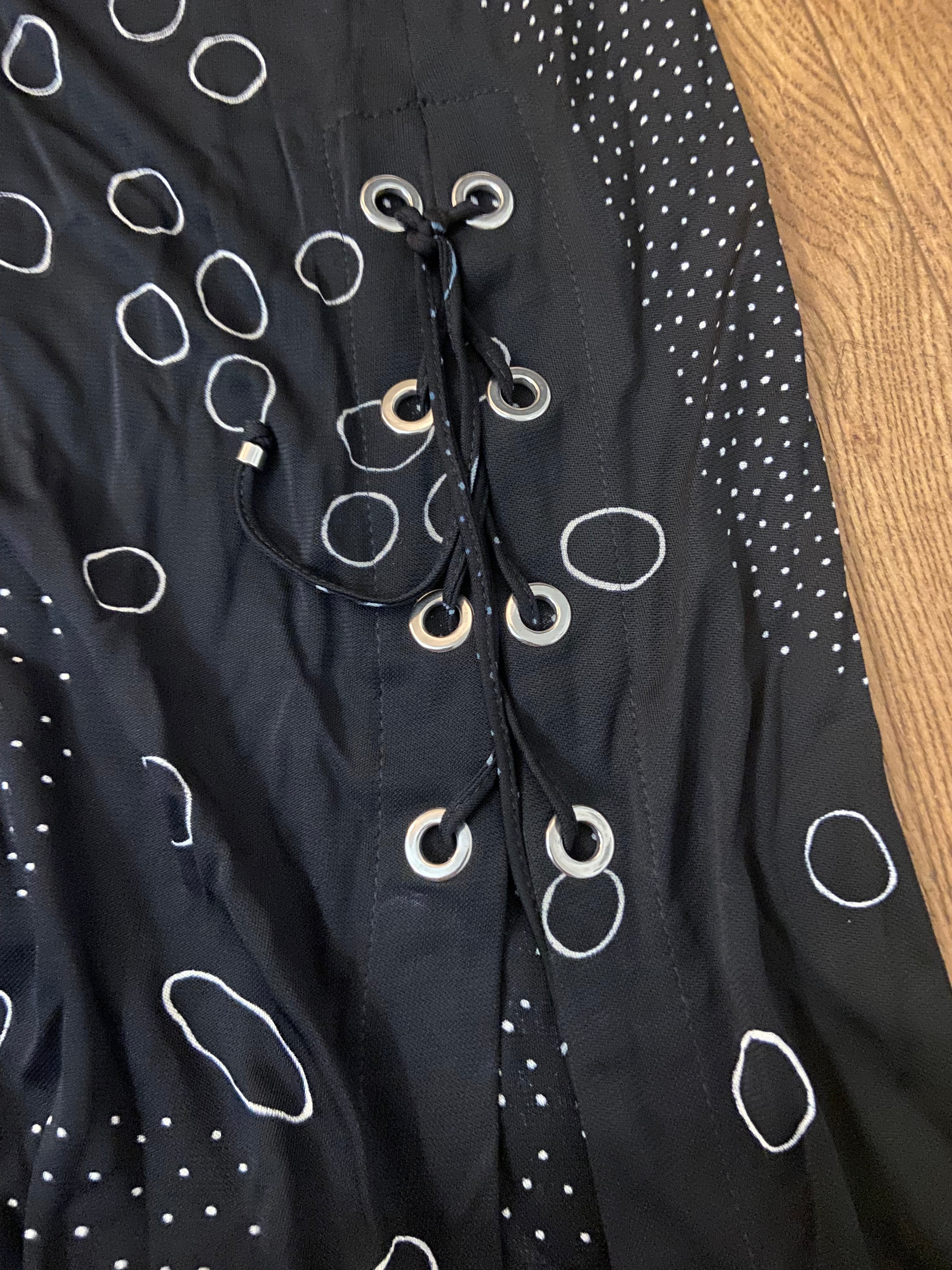 Vintage 00s Polks Dot Skirt - Size UK 10