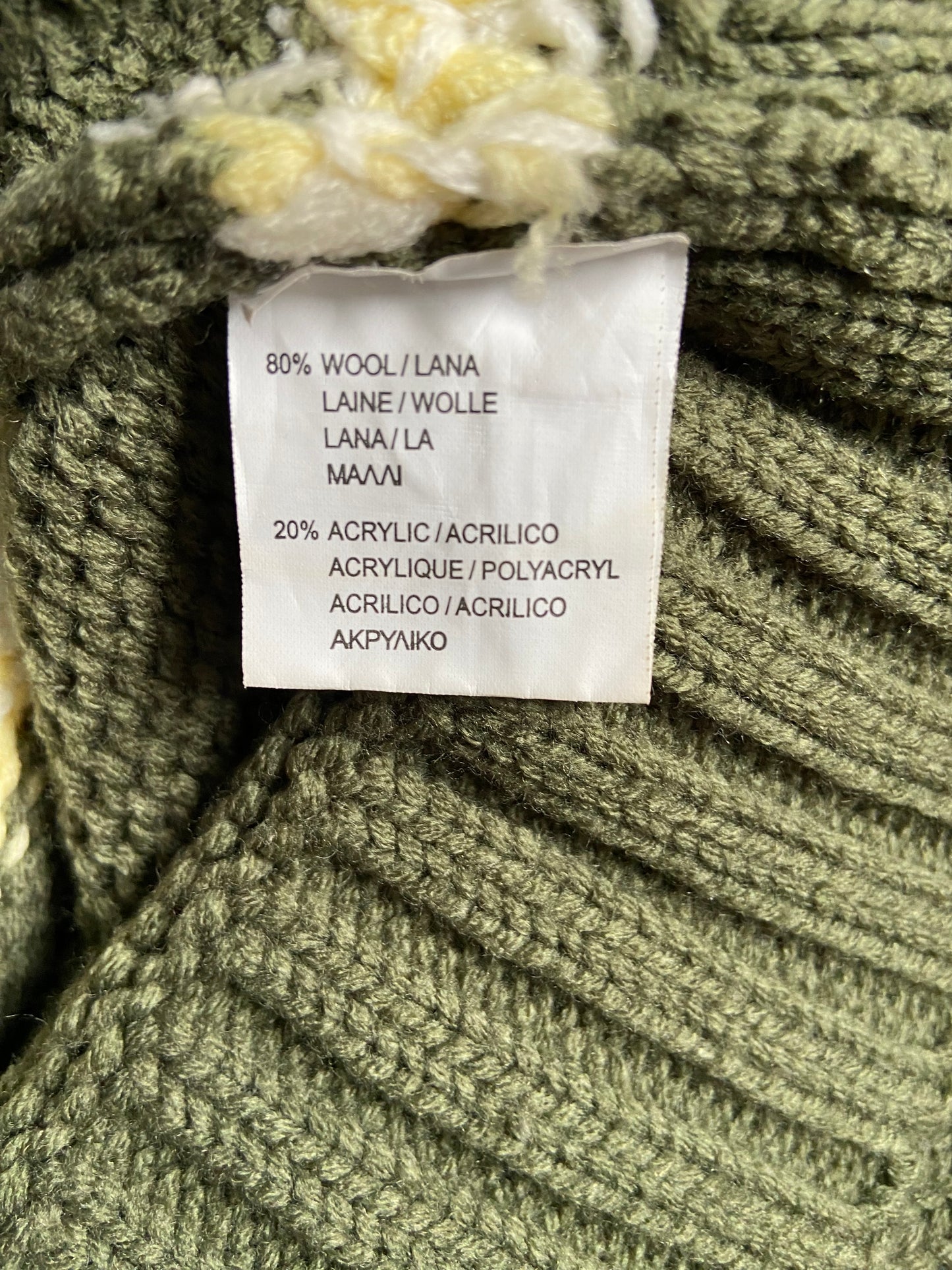 Vintage 00s Stripey Knit Jumper - Size M - Funky Cat