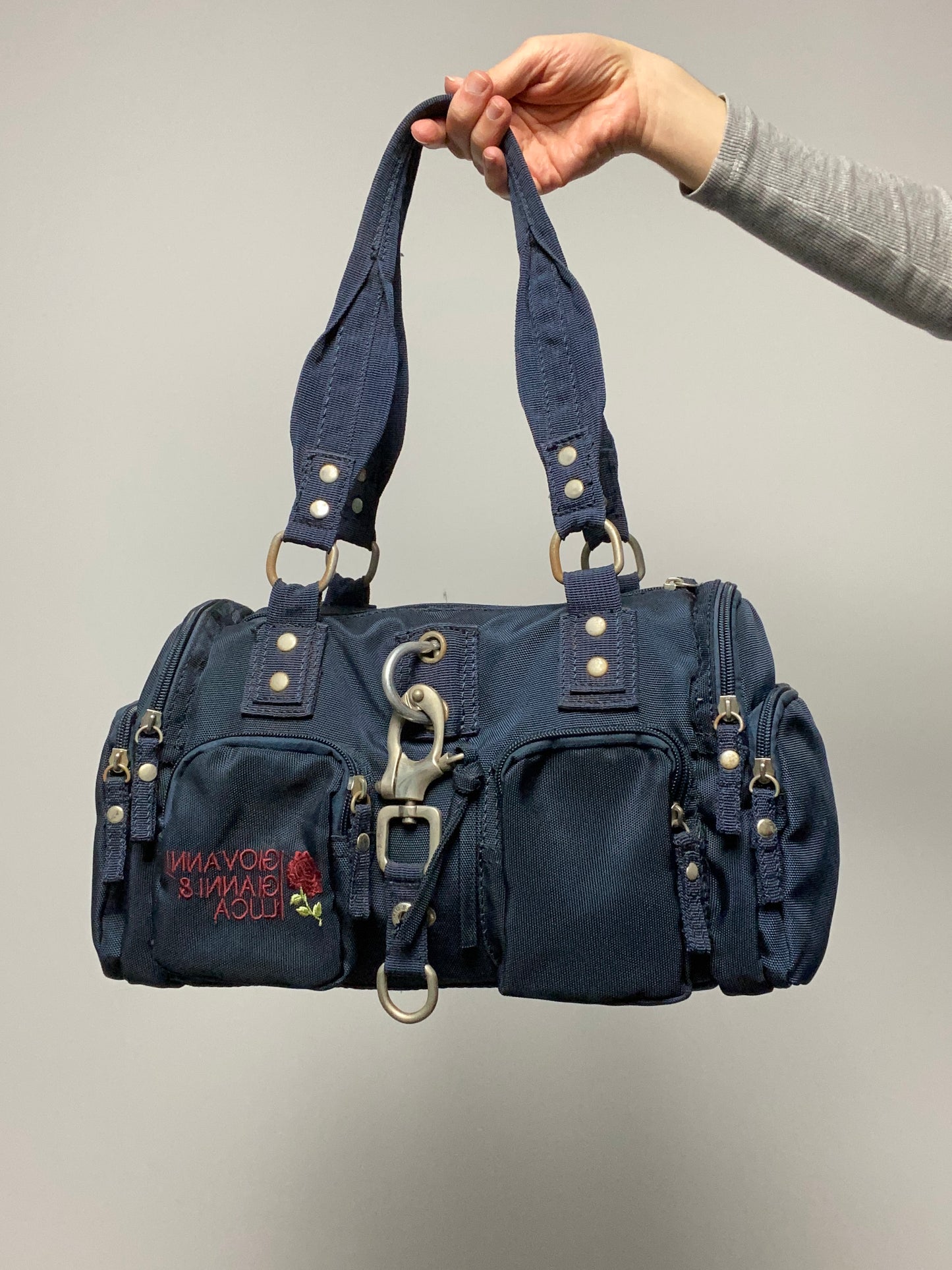 Vintage 00s Utility Buckle Bag - Funky Cat