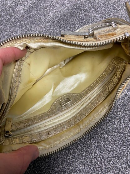 Vintage 00s Rhinestone Shoulder Bag - Funky Cat