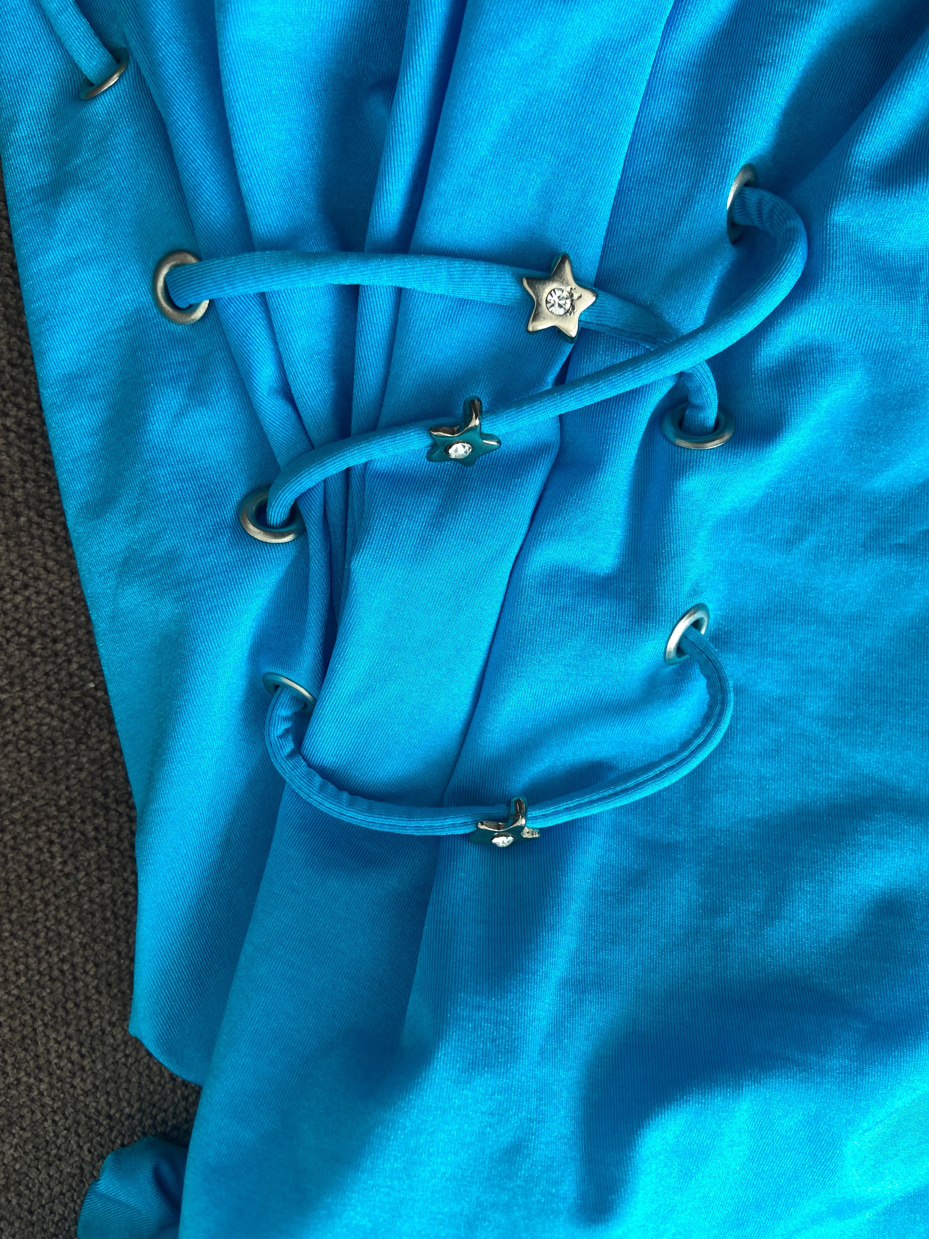 Bluemarine Turquoise Dress - Size M - Funky Cat