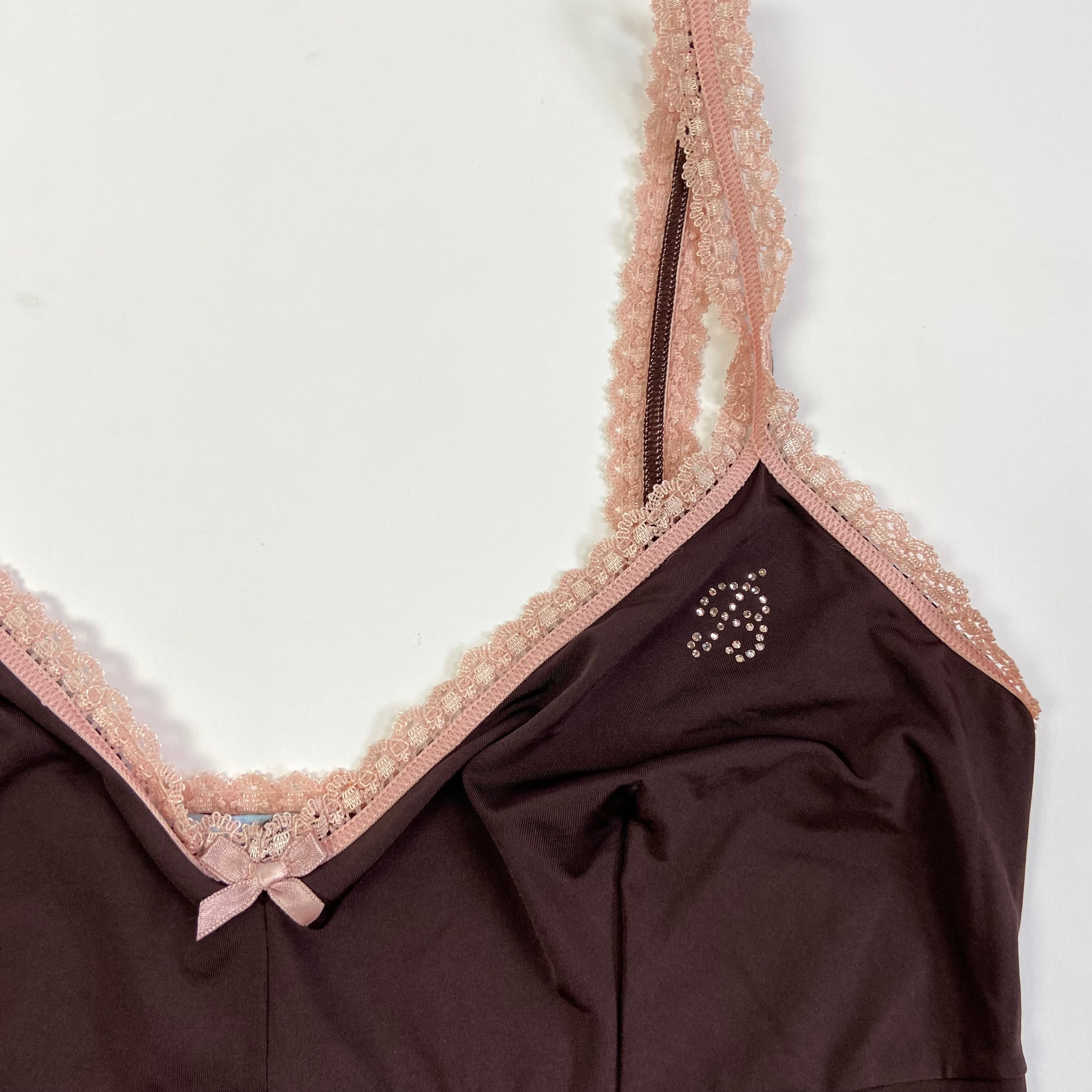 Bluemarine Lace Trim Cami - Size M - Funky Cat