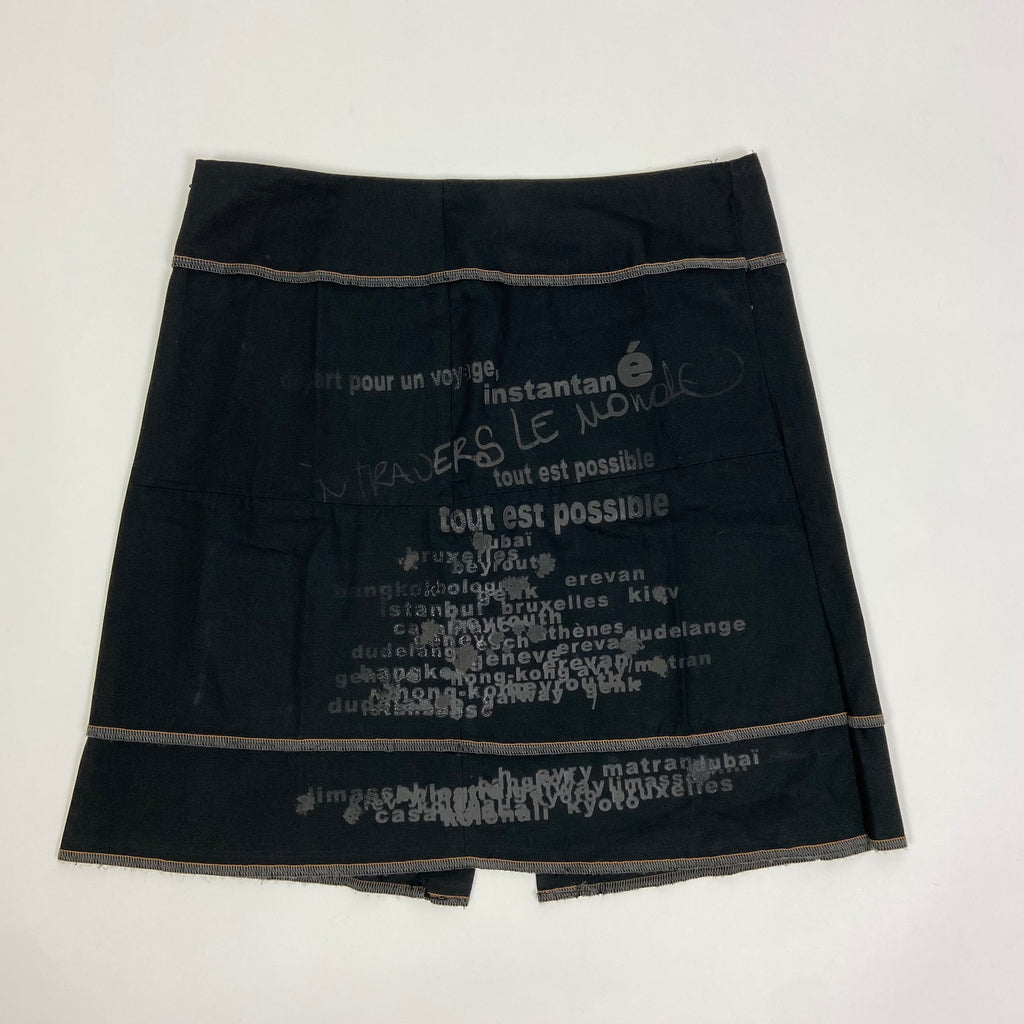 Cop Copine Graphic Skirt - Size XS - Funky Cat