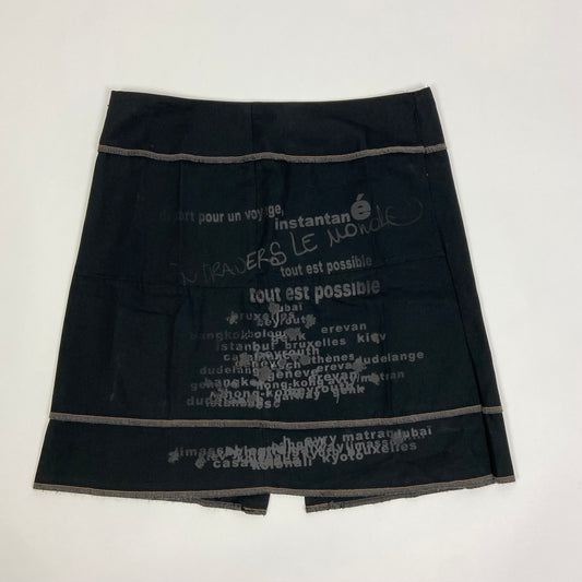 Cop Copine Graphic Skirt - Size XS