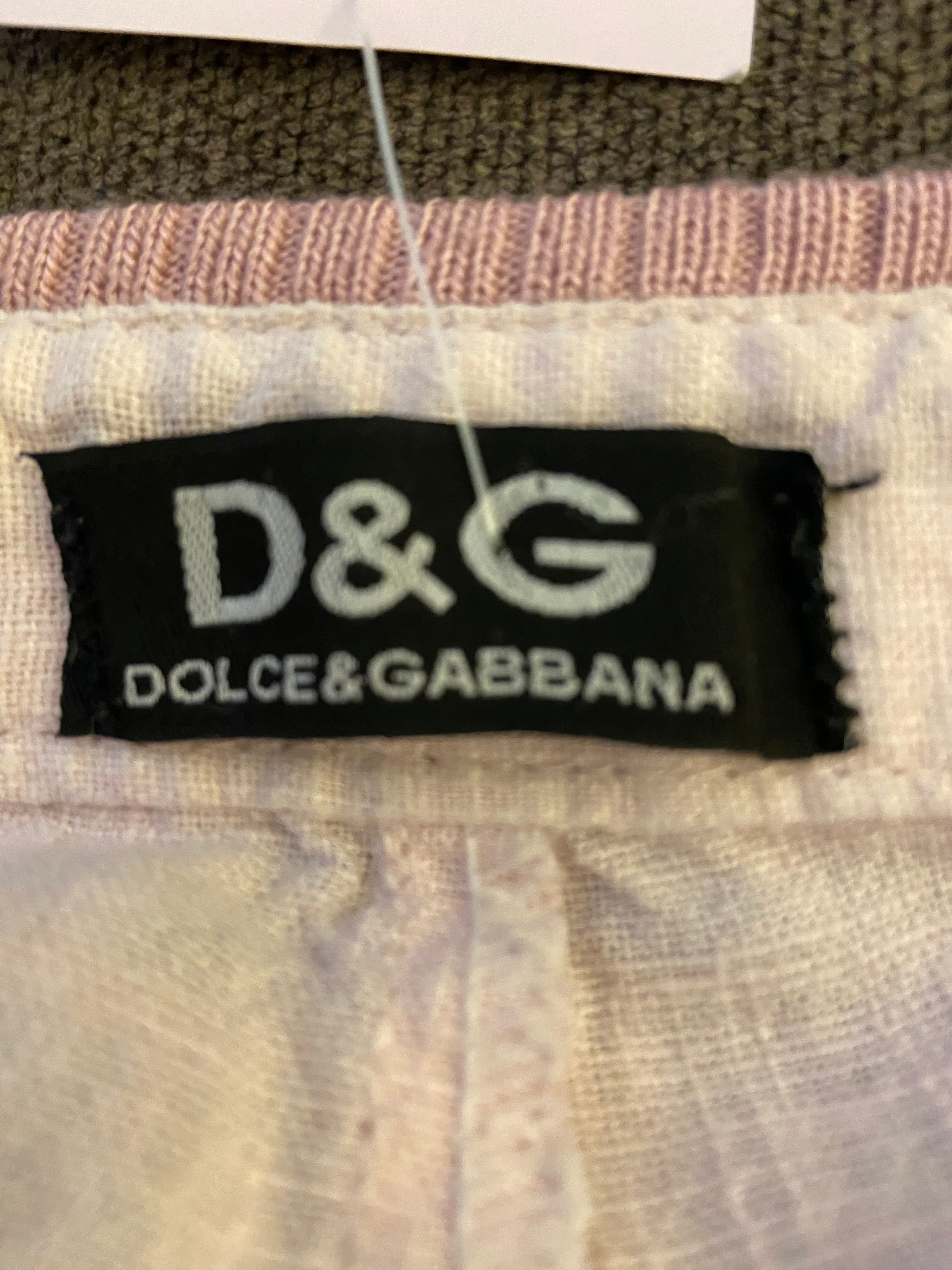 Dolce & Gabbana Pink Trousers - Size XS
